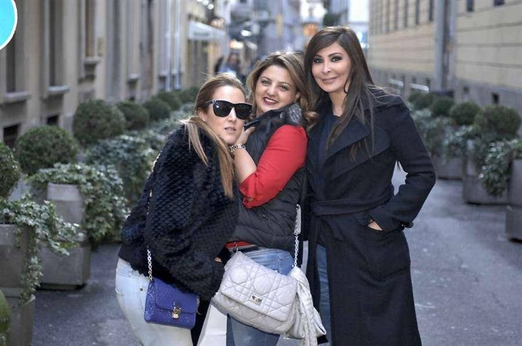 Elissa at Milano Fashion Week